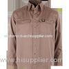 Brown fireproof overall Uniform Work Shirts Flame retardant workwear