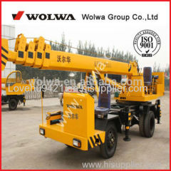 Chinese manufacturer Wolwa 5 ton truck mounted crane GNQYZ-595