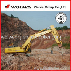 Crawler Moving Type Hydraulic Excavator With Long Boom And Big Capacity