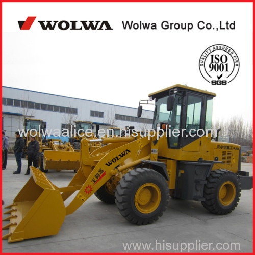 Chinese hydraulic wheel loader loading weight 2 ton