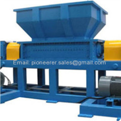 waste plastic double shaft shredder