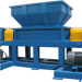 waste plastic double shaft shredder