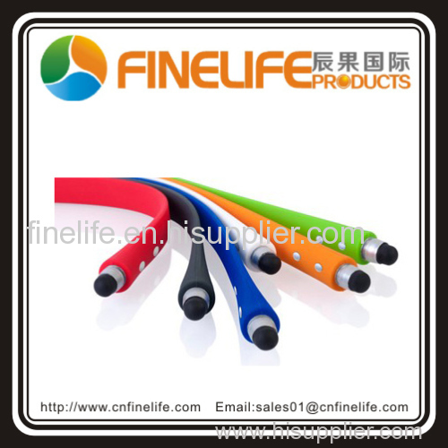 Silicone Bracelet touch pen