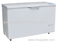 358L solid door refrigerator freezer with CE