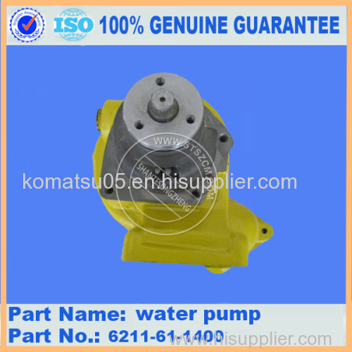 6211-61-1400 Water Pump Ass'y Mini Excavator Engine Parts for S6D140 Komatsu Make