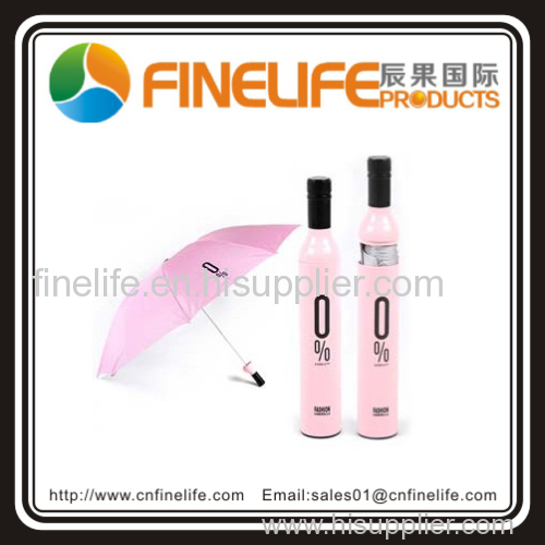 Cute wine bottle umbrella
