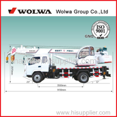 6 ton mobile mini truck crane