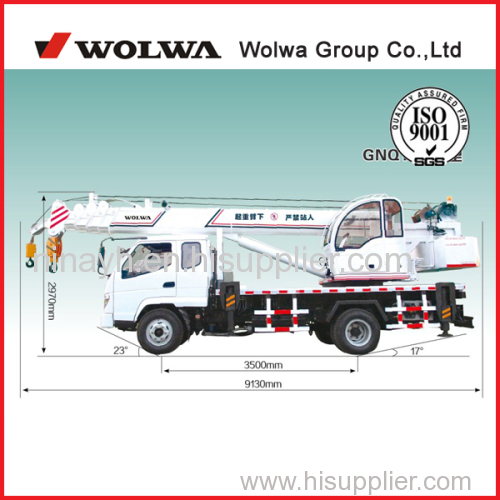 8Ton truck crane for export with lowest price and best quality