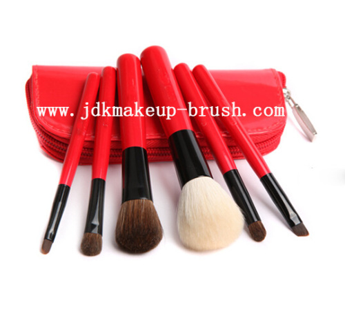 Red makeup brush kit wholesale