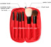 Red makeup brush kit wholesale