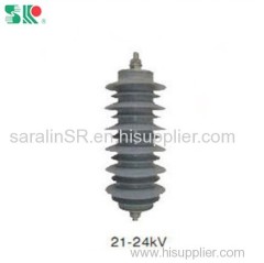 10ka IEC60099-4 Standard 24kv Lightning Surge Arrester