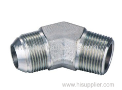 Stainelss steel 45° Elbow JIC 74°cone/ BSPT male Fittings