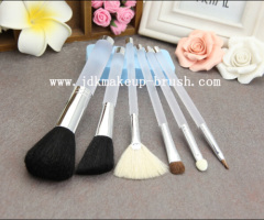 Top grade blush brush with frosted handle