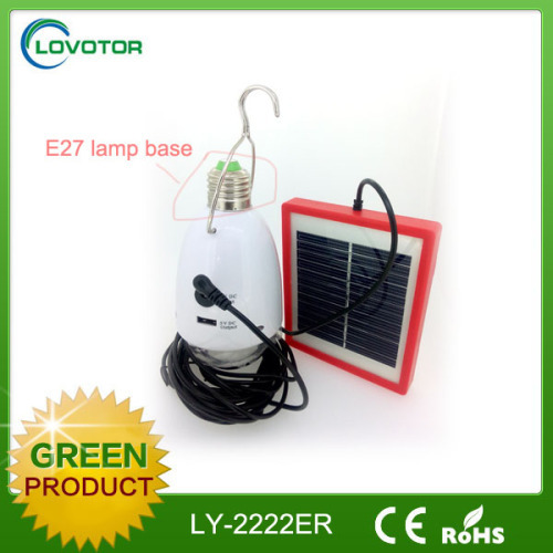 hot sale solar garden lighting with white 2w solar panel