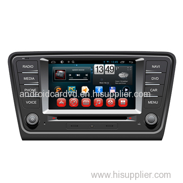 Wholesale Android Car Stereo 2 Din DVD VCD Player VW Skoda 2014 / A7 Steering Wheel Control Support