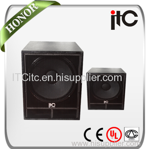 Professional two way subwoofer speaker