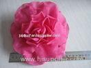 Beautiful Handmade Pink Silk Flower Headpieces For Wedding , Hair Accessory