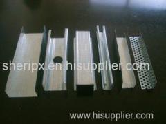 80-180g/m2 Zinc Coated Q195 Galvanized Steel Profile Stud for Ceiling Suspension