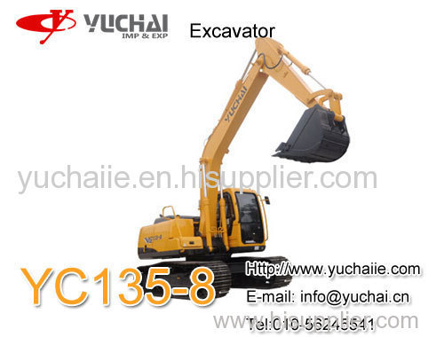 yuchai YC135-8 13.5 ton excavator