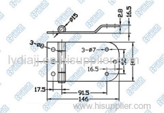 YINGJIA manufacture and supply high quality hinges for trailers