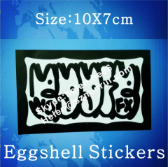 Eggshell Sticker Arts Graffiti