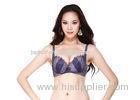 Cotton Purple Red Black Belly Dance Bra Wear For Dancing Class / Party