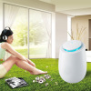 Home plasma air purifier with activated carbon filter