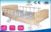 Electric Nursing Beds With Wooden Headboard , Semi Fowler Home Hospital Bed