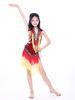 Latin Style Mixed Color Kids Belly Dance Costumes For Girls Free Size