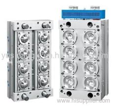 Wide mouth bottle preform mould