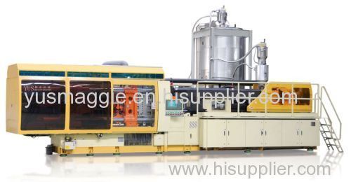 Full-automatic preform injection moulding machine