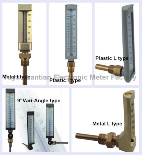 V line Industrial Thermometer