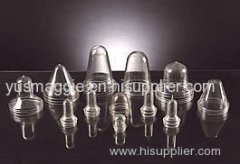 Wide mouth bottle preform mould