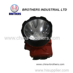 Led plastic battery headlamp