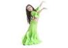 Fruit Green Princess Style Girls Belly Dance Costume Top + Skirt Size S / L