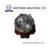 Led plastic battery headlamp