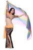 Fashion Rainbow Color Belly Dance Veil For Competition , Size 240 x 120cm