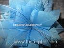 Scattered Feather Flower Sky Blue Fascinator , Wedding Hats And Fascinators