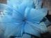 Scattered Feather Flower Sky Blue Fascinator , Wedding Hats And Fascinators