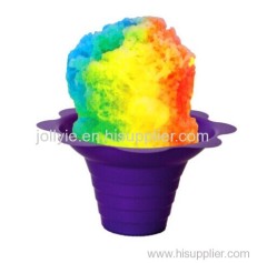 Hawaii hot sale shaved ice flower cups disposable