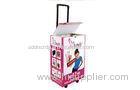 Pop Butterfly Cardboard Trolley Products Display , Exhibition Trolley