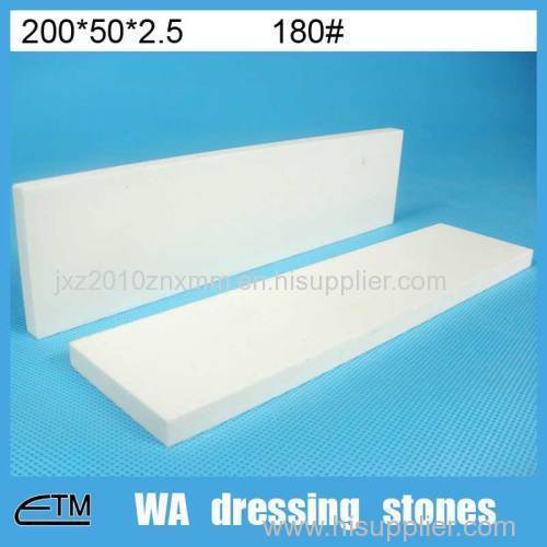 ceramic white alumina dressing stone WA abrasive block for diamond wheel