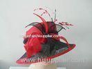 Ladies Red Sinamay Hats