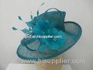 Blue Sinamay Ladies Wedding Hats