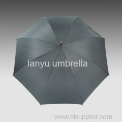 Golf automatic open straight umbrellas double ribs special handle big size strong design cheap