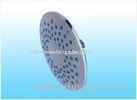 single function round Overhead Shower Head Plastic ABS Plated Chromed For Bathroom / Toilet