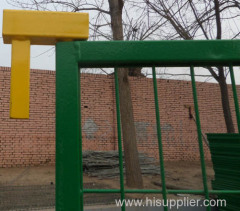 yellow/bule/orange/silver/green etc color welded Canada temporary fence HAOTIAN factory