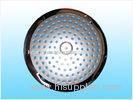 Round 8 Inch Water Saver Overhead Shower Head Indoor With Chrome Plated For Bathroom