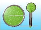 Chrome Plated Adjustable 3 Three Function Overhead Shower Head , massaging eco friendly shower heads