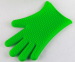 Silicone oven mitt microwave heat resistant mitt